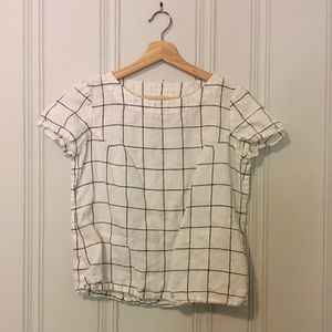 Fitted linen tee Hamburg by notperfectlinen